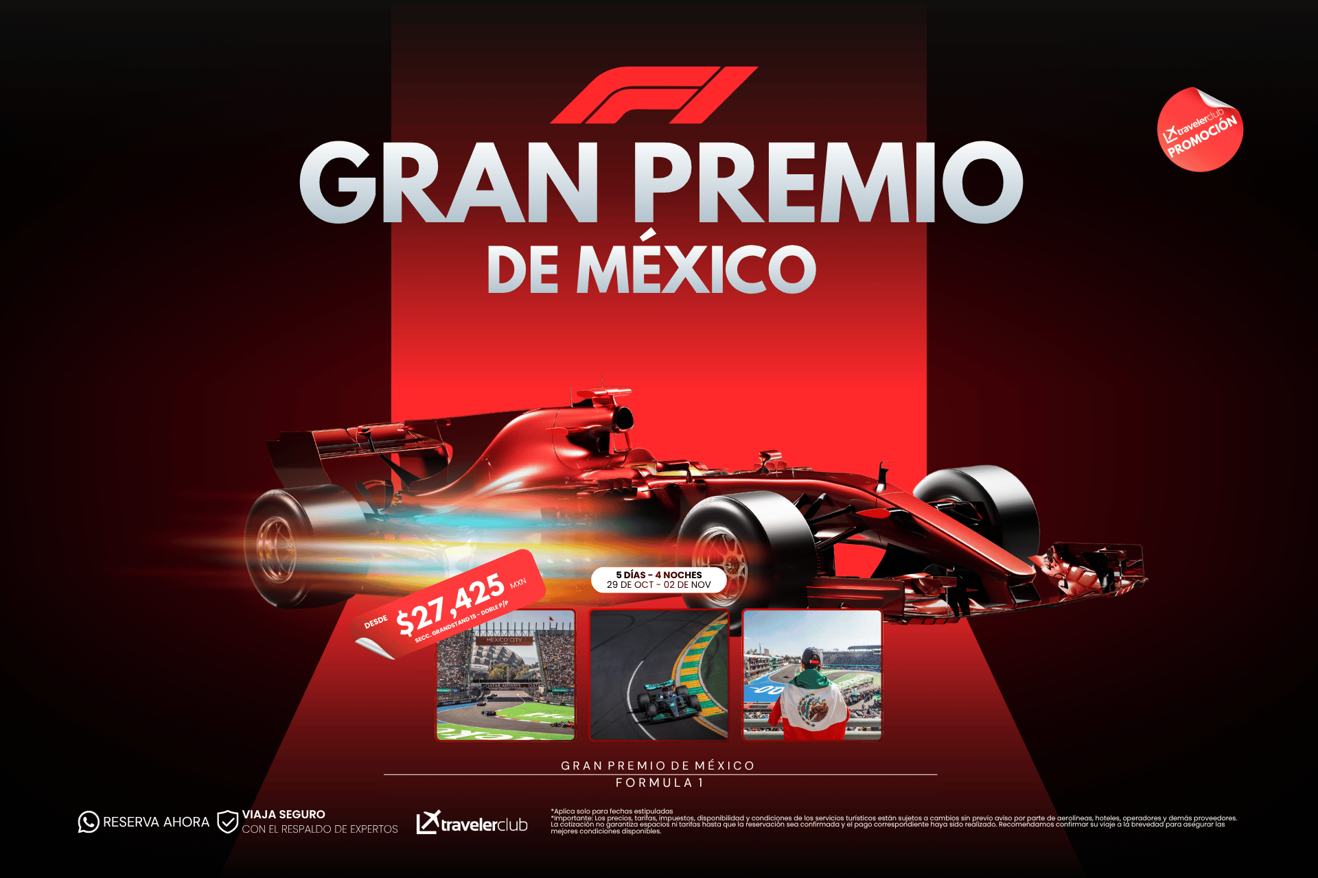 F1 GRAN PREMIO DE MEXICO ENTRADA